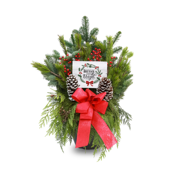 Outdoor Greenery Arrangement (photo 1 of 4)