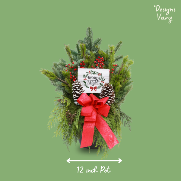 Outdoor Greenery Arrangement (photo 2 of 4)